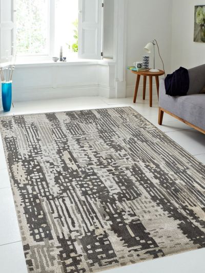 Carpetmantra Multi Abstract Carpet 5ft X 8ft  