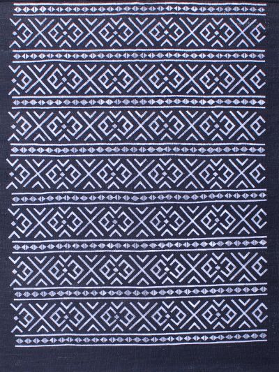 Carpetmantra Black Modern Jute Carpet 5.7ft X 7.10ft