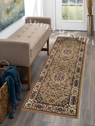  Carpetmantra Persian Creme Runner Carpet 2ft X 6ft