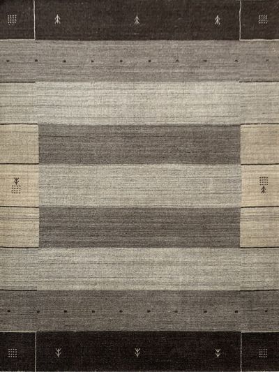 Carpetmantra Grey Brown Plain Carpet 4.10ft X 5.6ft