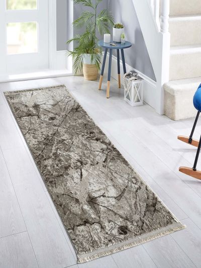 Carpetmantra Multi Color Abstract Design Runner Carpet 2ft X 5ft 