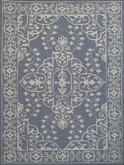 Carpet Mantra Grey Modern Carpet 5.0ft X 8.0ft