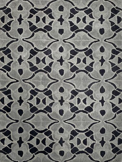 Carpetmantra Grey Morder Carpet 4.6ft X 6.6ft 