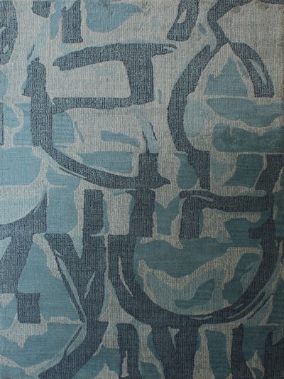 Carpetmantra Turquoise Modern Carpet 5ft x 8ft  