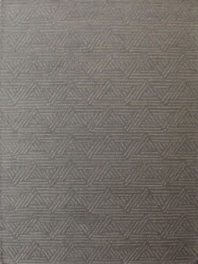 Carpetmantra Grey color Modern Design 100% New Zealand Wool Handmade Carpet 5ft x 8ft 