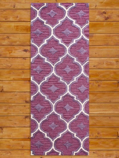 Carpet Mantra Purple Runner Carpet