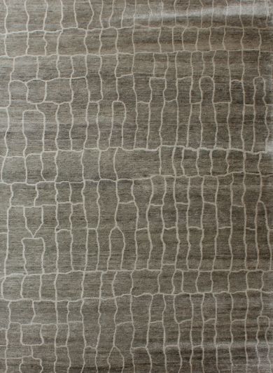 Carpetmantra Hand knotted Bamboo Silk Designer Carpet 5.7ftx7.9ft