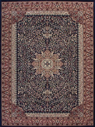 Carpetmantra Persian Blue Floral Carpet 