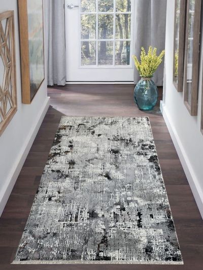 Carpetmantra Multi Modern Runner Carpet 3.2ft X 6.8ft