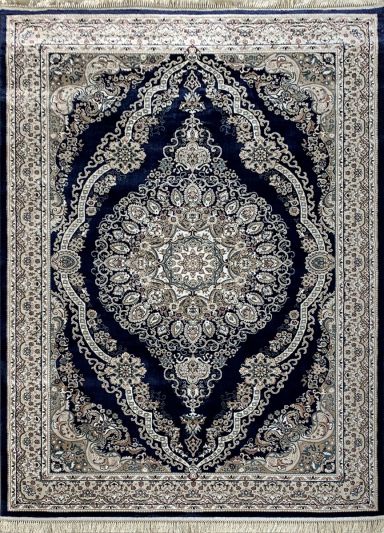 Carpetmantra Blue Color Super Fine Persian Design Traditional Carpet