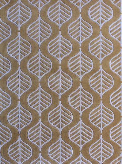 Carpet Mantra Gold Modern Carpet 4.6ft x 6.6ft 