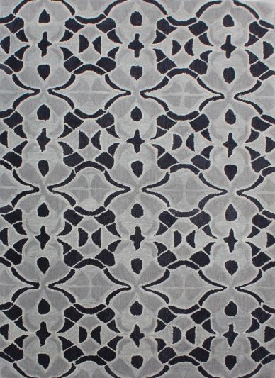Carpetmantra Grey Morder Carpet 4.6ft X 6.6ft 