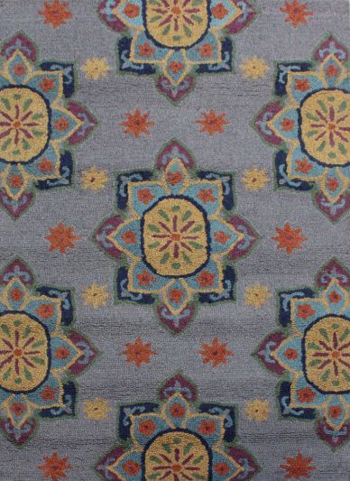 Carpetmantra Grey Modern Carpet 3.6ft X 5.6ft 